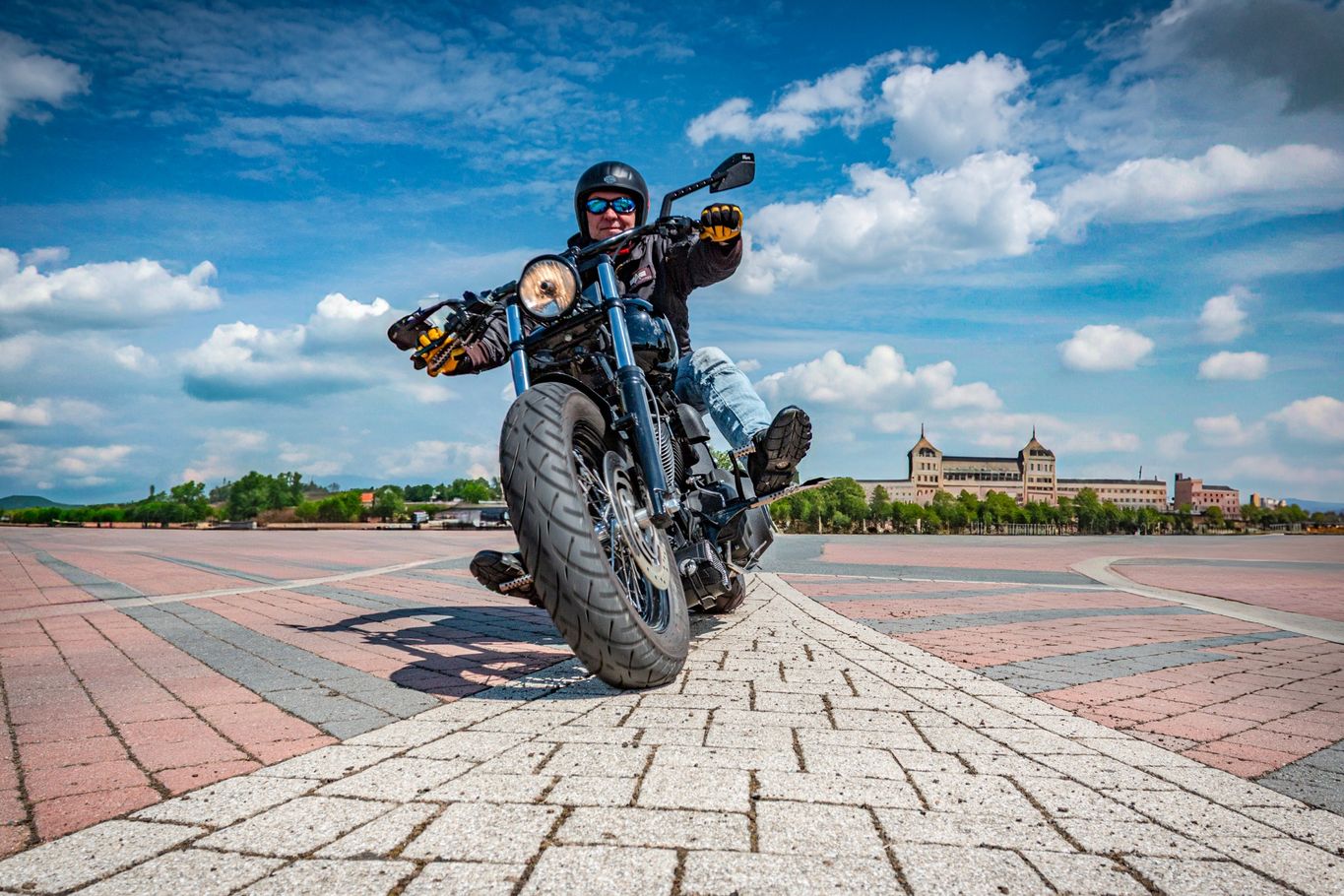 Motorradfotografie-Bikerphotoshooting