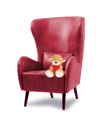 Der Rote Sessel Spendenaktion